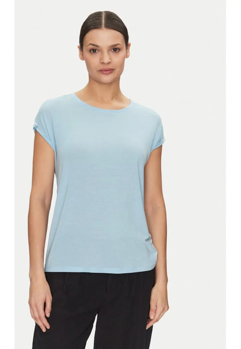 Tricou dama -  304785900 - Lyocell - Albastru - Albastru