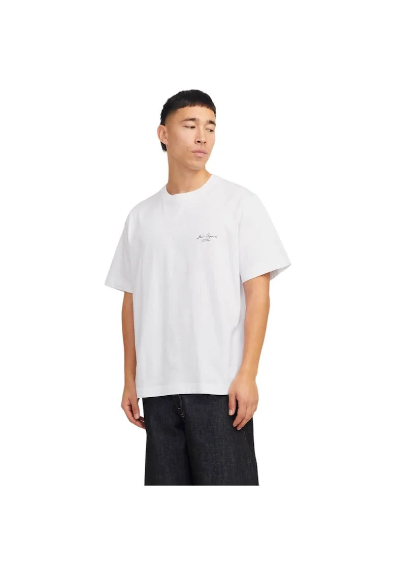Tricou JACK &JONES Islington Back 40265 - Alb