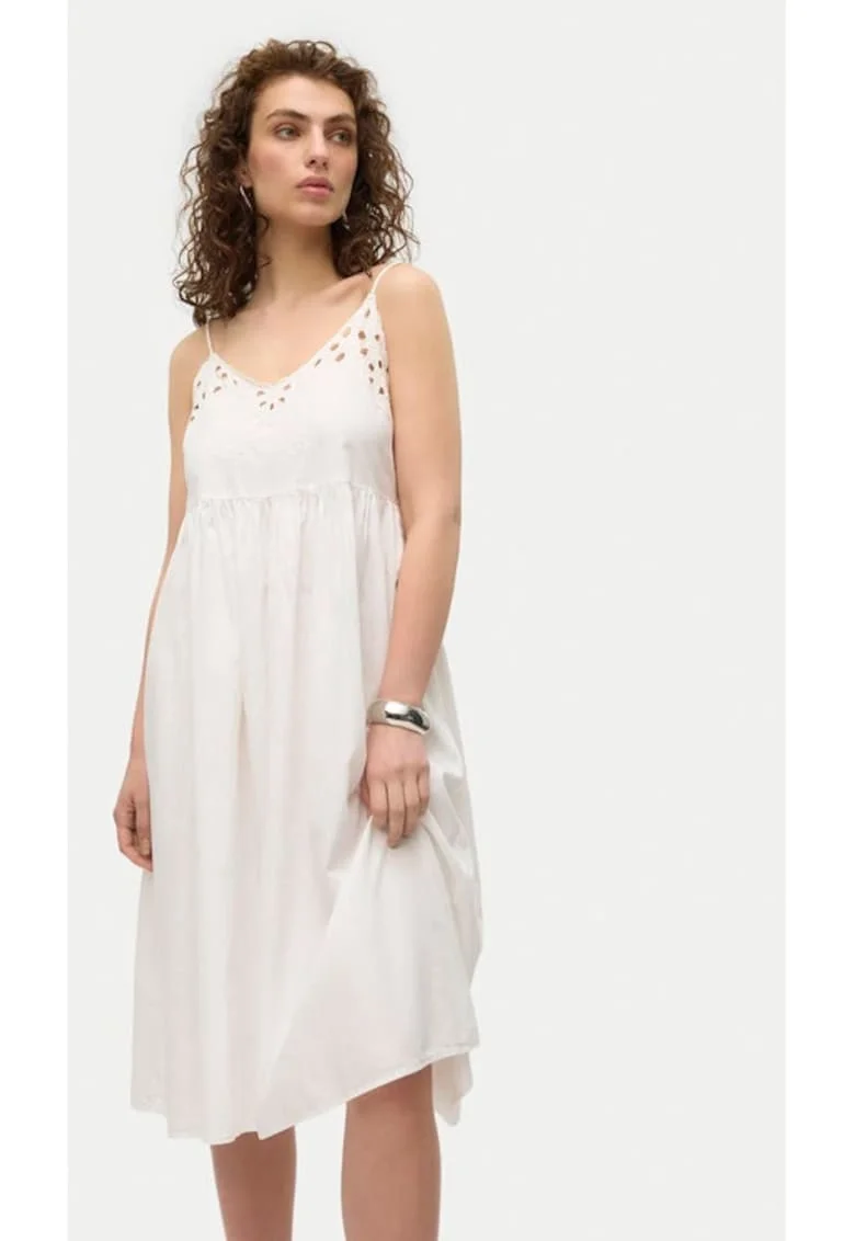 Rochie dama -  Alb - Bumbac