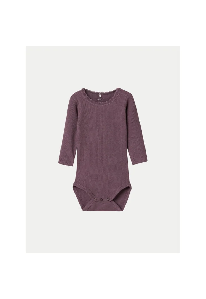Body fete -  304433979 - Bumbac organic/Modal - Violet - Violet