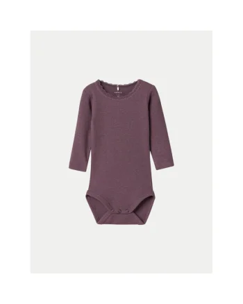 Body fete -  304433979 - Bumbac organic/Modal - Violet - Violet