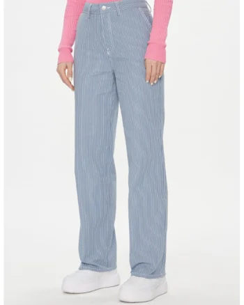 Pantaloni dama -  303392024 - Bumbac - Gri
