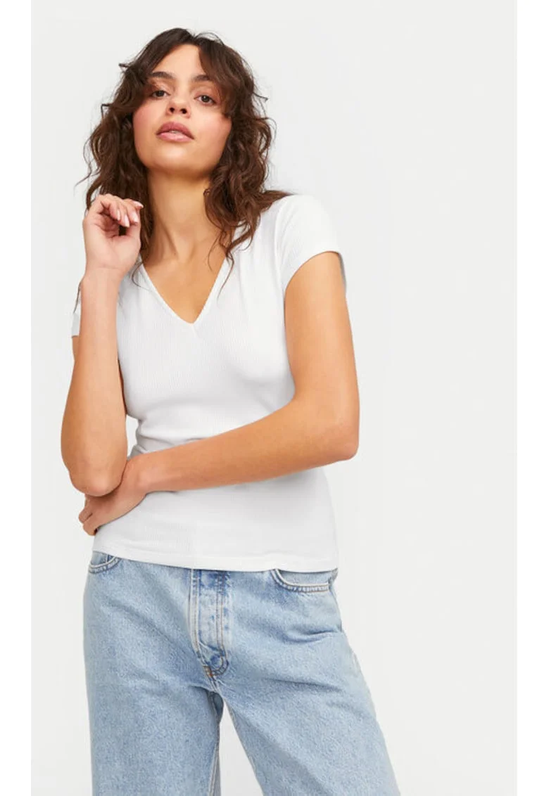 Tricou dama -  304703126 - Poliester - Alb - Alb