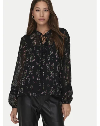 Camasa dama -  304791208 - Poliester - Negru - Negru