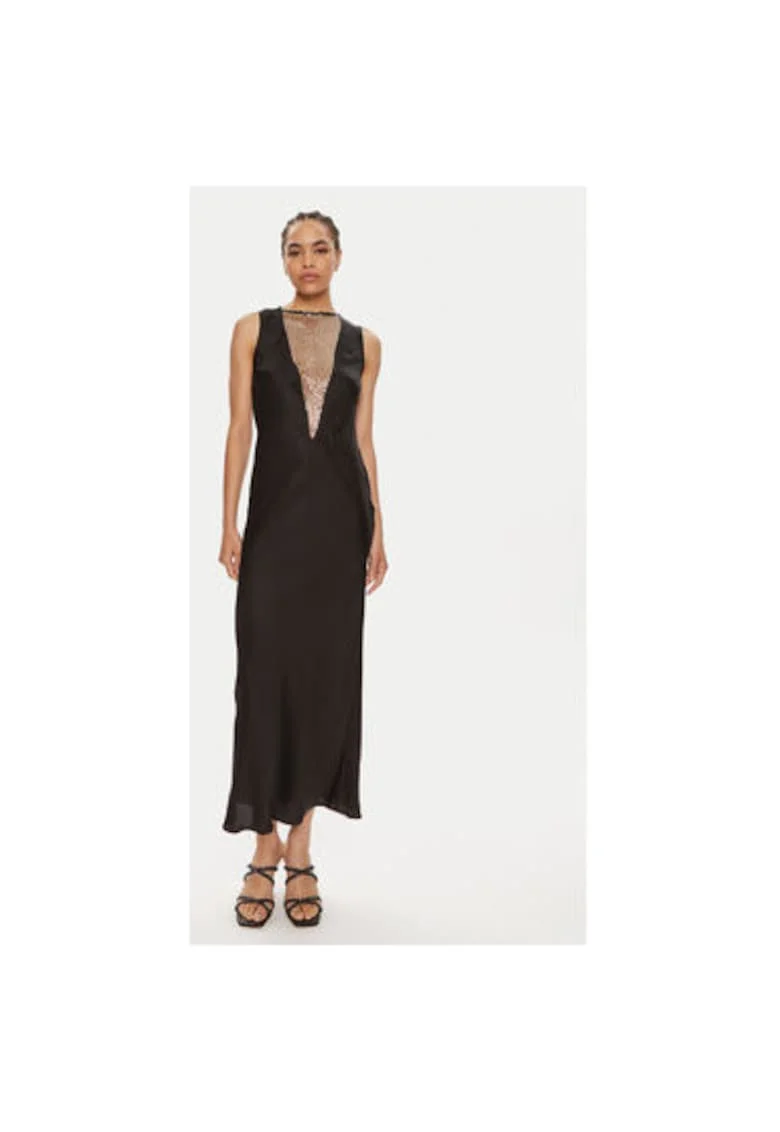 Rochie Dama -  304471315 - Viscoza - Negru - Negru