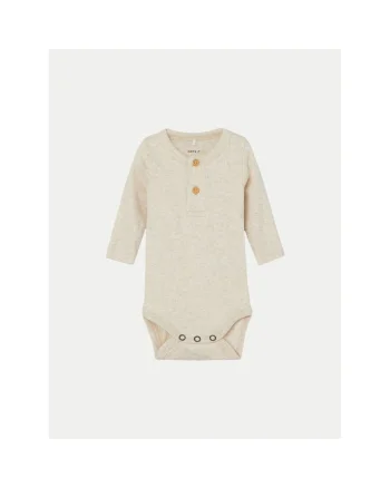 Body baieti -  304434044 - Bumbac organic/Modal - 56 CM - Bej