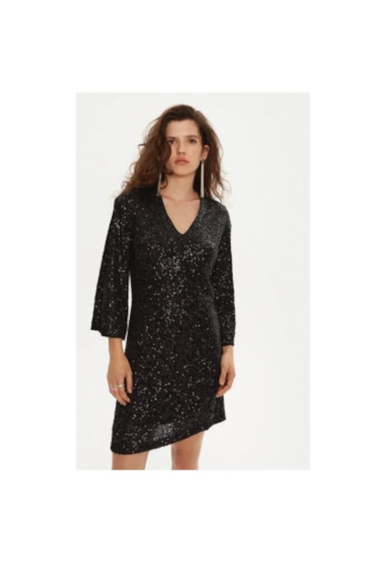 Rochie dama -  304453632 - Poliester - Negru - Negru