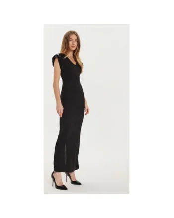 Rochie dama -  304453694 - Viscoza - Negru - Negru