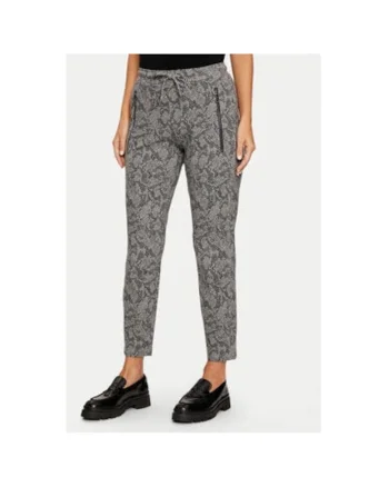 Pantaloni dama -  304695636 - Viscoza/Poliamida - Gri - Gri