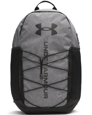 Rucsac unisex cu finisaj rezistent la apa Hustle 6.0 - 26 L - Negru/Gri deschis melange