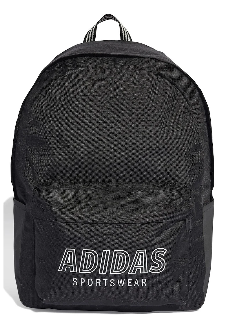 Rucsac cu logo si bretele ajustabile - 27.4 L - Alb/Negru