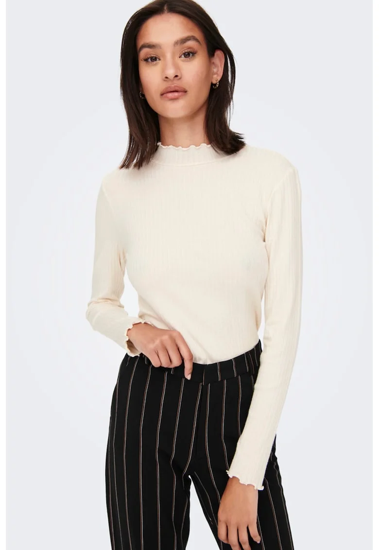 Bluza slim fit Fransiska - Alb