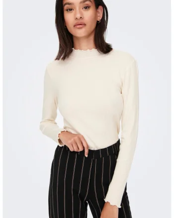 Bluza slim fit Fransiska - Alb