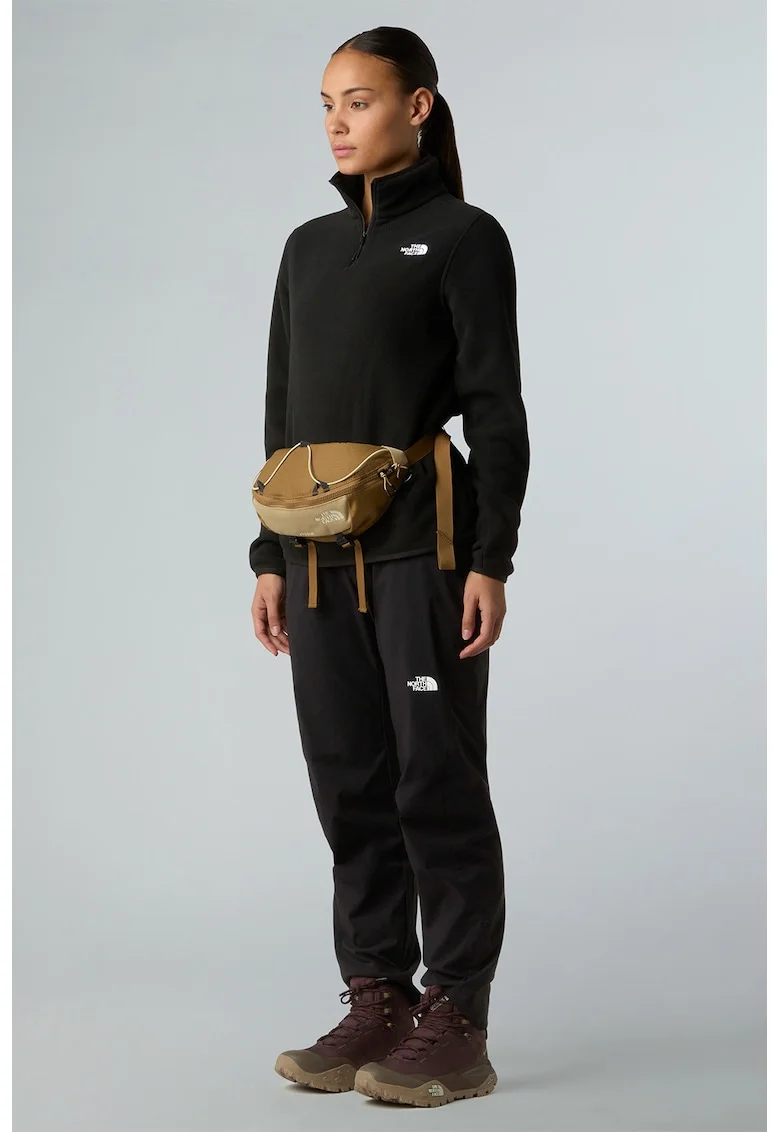 Bluza de trening din fleece cu fenta cu fermoar Glacier - Negru