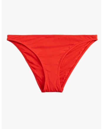 Slip cu model uni - Rosu