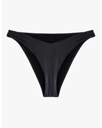 Slip cu model piele de reptila - Negru