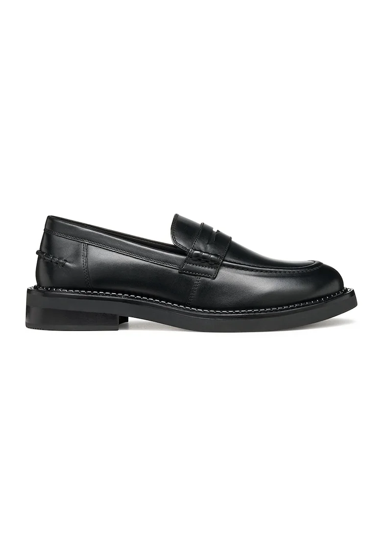 Pantofi loafer de piele Serilda - Negru