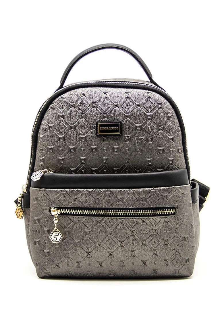 Rucsac cu model in relief - Gri deschis