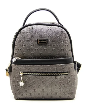 Rucsac cu model in relief - Gri deschis