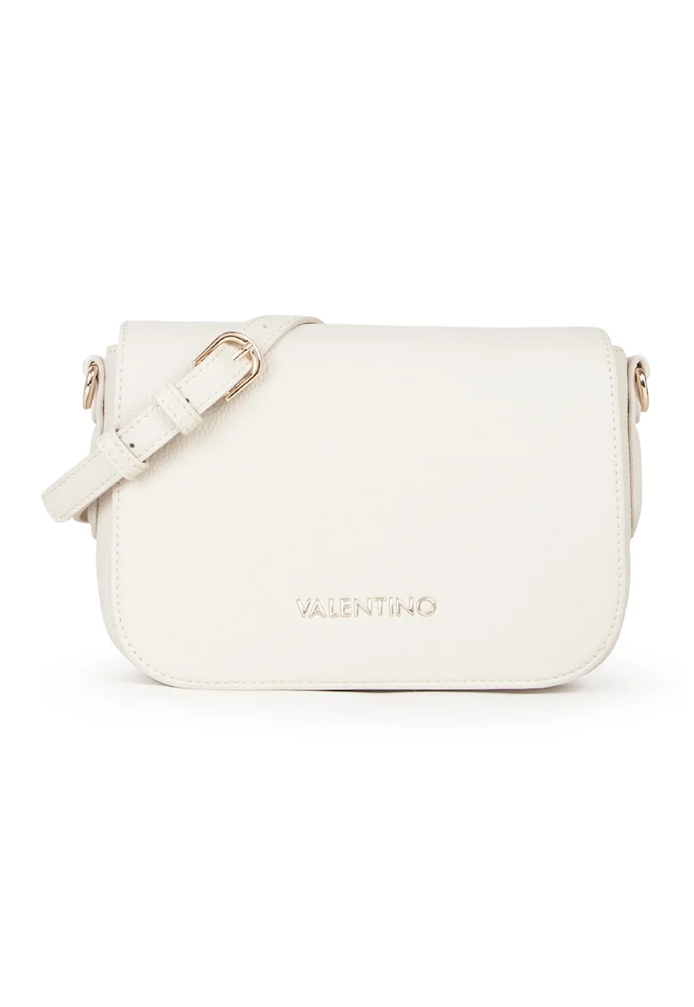 Geanta crossbody cu clapa Brixton - Alb fildes