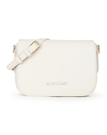 Geanta crossbody cu clapa Brixton - Alb fildes
