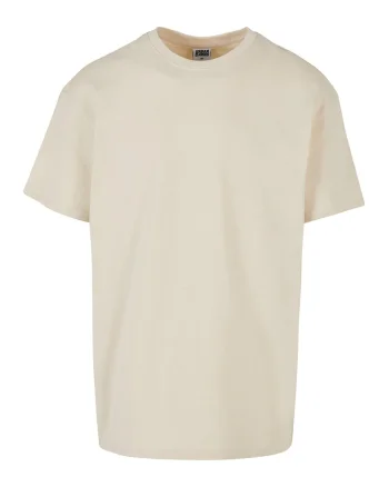 Tricou supradimensionat cu maneci cazute - Alb fildes