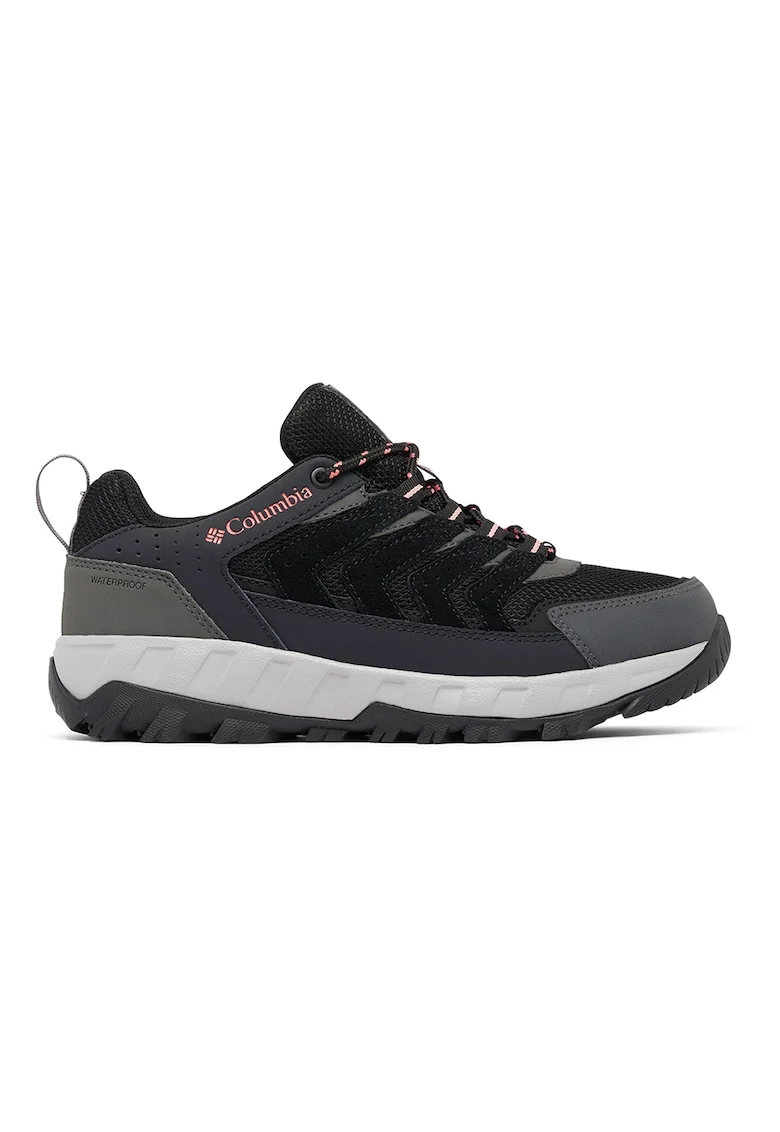 Pantofi impermeabili low-cut pentru drumetii Strata Trail - Negru/Gri antracit