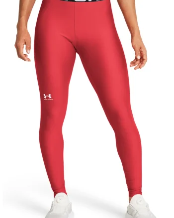 Colanti cu talie inalta - pentru fitness Authentics - Rosu/Alb
