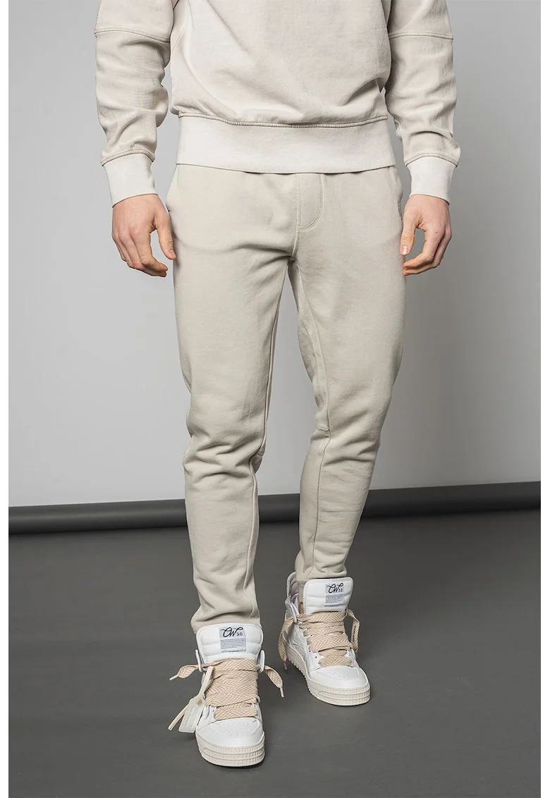 Pantaloni de trening cu buzunare laterale - Verde pal