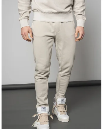 Pantaloni de trening cu buzunare laterale - Verde pal