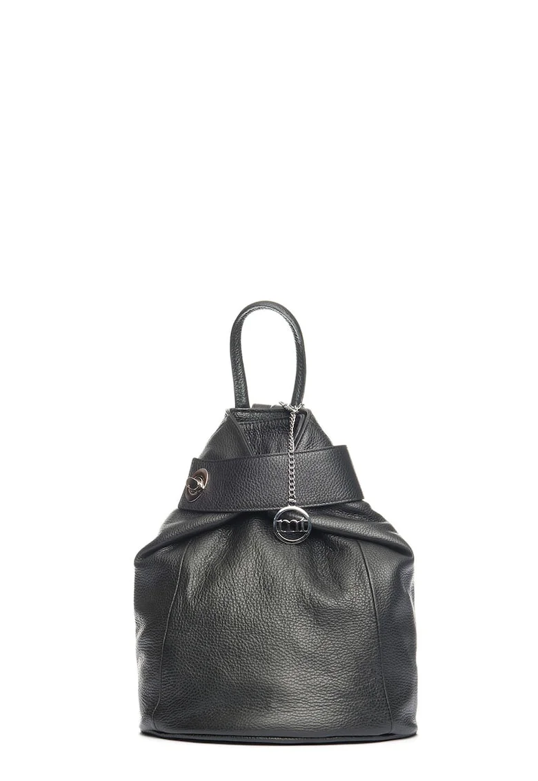 Rucsac din piele Sirietto - Negru