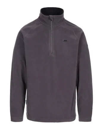 Bluza din material microfleece cu fenta cu fermoar Blackford - Grej inchis - Gri inchis -
