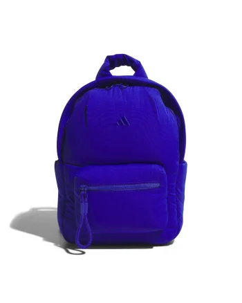 Rucsac din material textil cu fermoar si barete ajustabile - Albastru royal