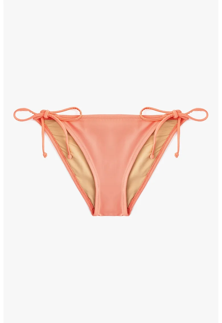 Slip cu snururi laterale - Portocaliu mandarina