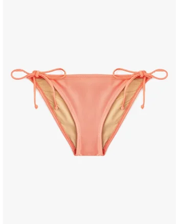 Slip cu snururi laterale - Portocaliu mandarina