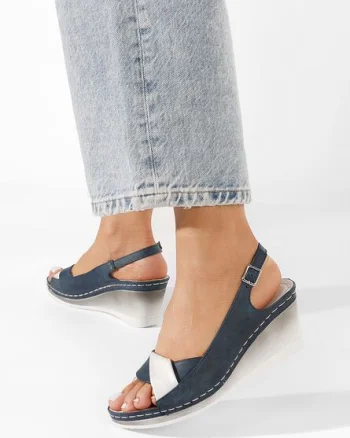 Sandale cu talpa ortopedica Chase navy