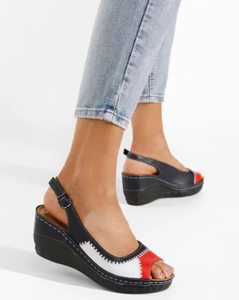 Sandale cu platforma Srada multicolore