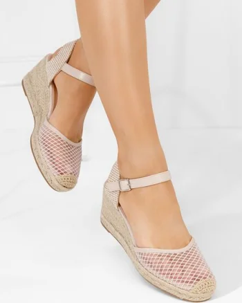 Sandale tip espadrile Shellyana bej