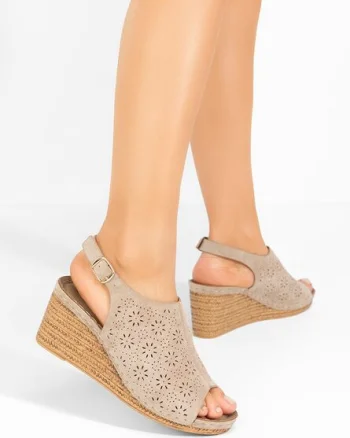 Sandale cu platformă Cordelya kaki