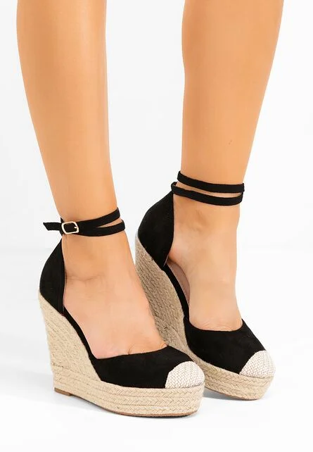 Sandale cu platforma Saniza V3 negre