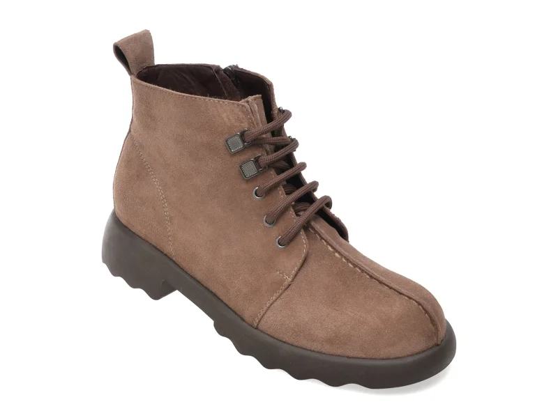 Ghete GRYXX maro, 1767063, din piele intoarsa