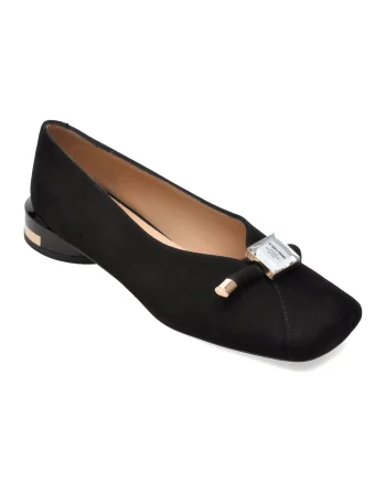 Pantofi EPICA negri, 1474678, din piele intoarsa