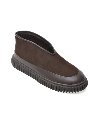 Pantofi GRYXX maro, 208616, din piele intoarsa