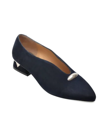 Pantofi eleganti EPICA bleumarin, 3671896, din piele intoarsa