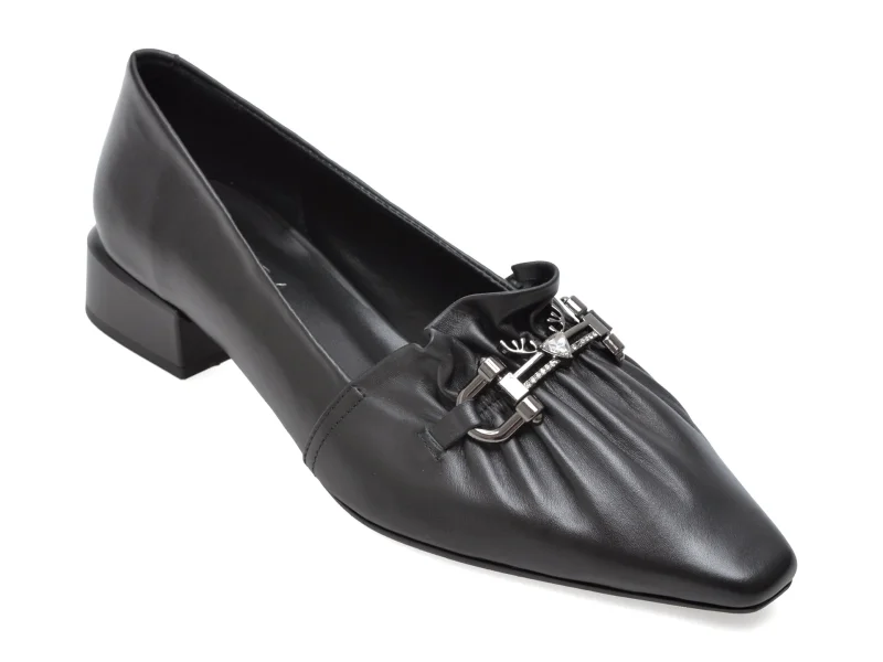 Pantofi eleganti EPICA negri, 354021, din piele naturala
