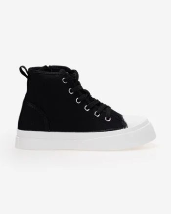 Sneakers copii Lion A negri