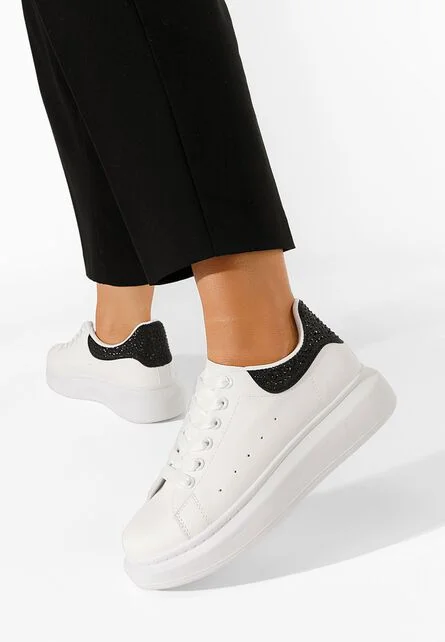 Sneakers dama Hania albi