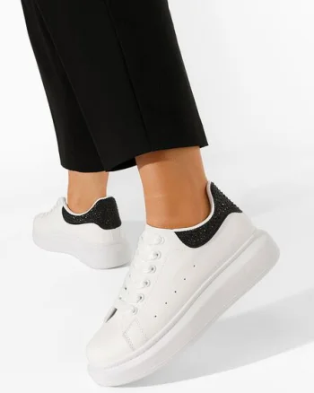 Sneakers dama Hania albi