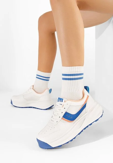 Sneakers dama Cassie albi V4
