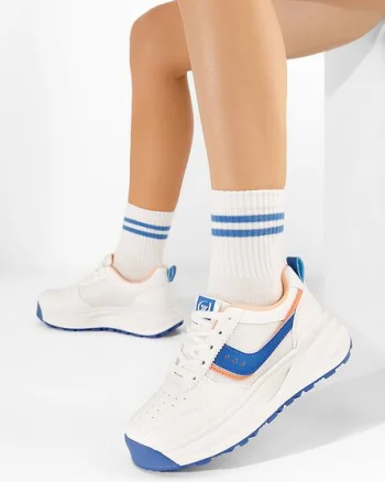 Sneakers dama Cassie albi V4